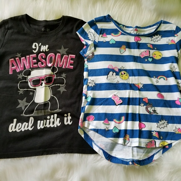 SO and Stars and Sprinkles Other - Girl's Graphic Tees Size 7/8
